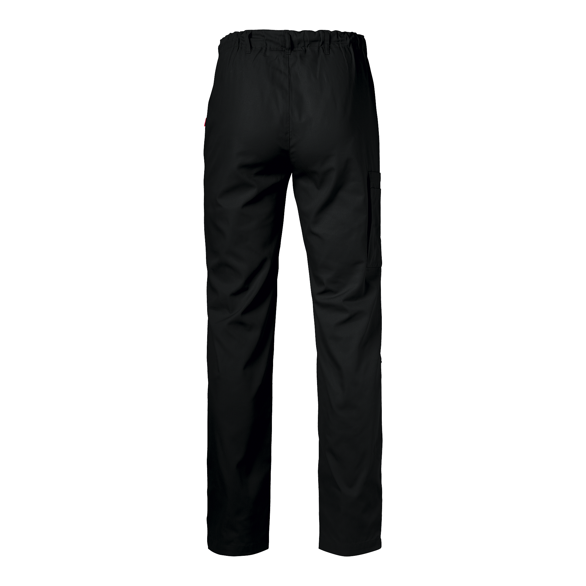 Vård- och omsorgsbyxa med benslejf unisex - svart - 3