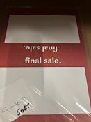 Final Sale, Skyltram A5 liggande