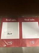 Final Sale, Skyltram A5 stående