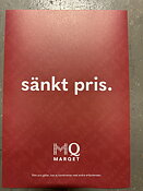 Sänkt pris Skylt A4