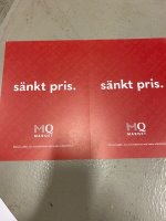 Sänkt pris Skylt stående A5 (2 upp på A4)