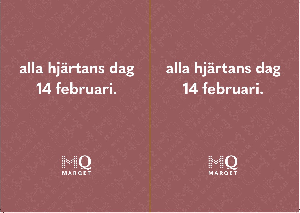Alla hjärtans dag A5 stående