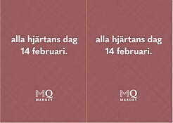 Alla hjärtans dag A5 stående