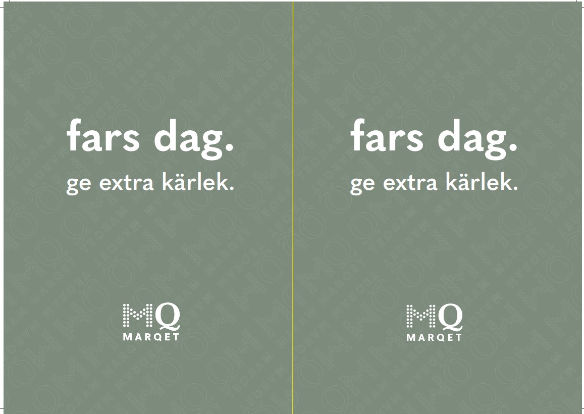 Fars dag mall för A5 stående