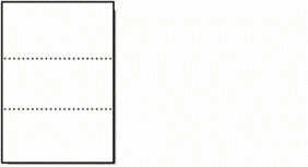 Transport label A4 Three-part laser sheet 210X99mm, 500pcs sheets/box