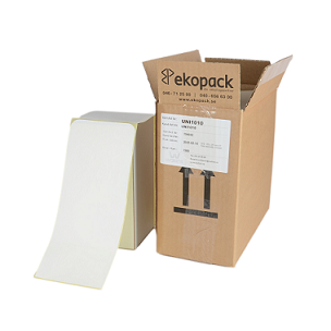 Transportetikett DT 105x251 med kvitteringsdel, 1500stk/stk