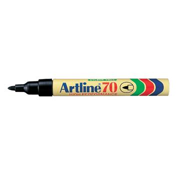 Mærkeblyant Artline 70 sort fin