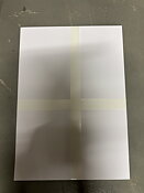Vitt papper A5 (A4 med perforering för A5), 100st/frp