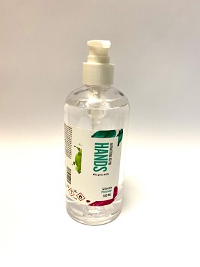 Hand sanitizer 500ml with pump