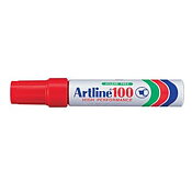 Merkintäkynä Artline 100 punainen extra leveä