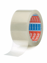 Pakketape Tesa 64014 50mmx 66mm transp 6rl/fp