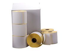 Direct Thermorulla rulla 102x192 mm 350 kpl tarraa per rulla. 25 mm ytimellä, 9 kpl rullaa per laatikko.