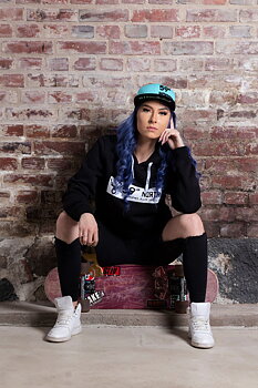 59 North Wheels Hoodie black
