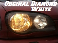 H7 DIAMOND WHITE BULBS 4200K - 55W- PAIR IN BOX - 2