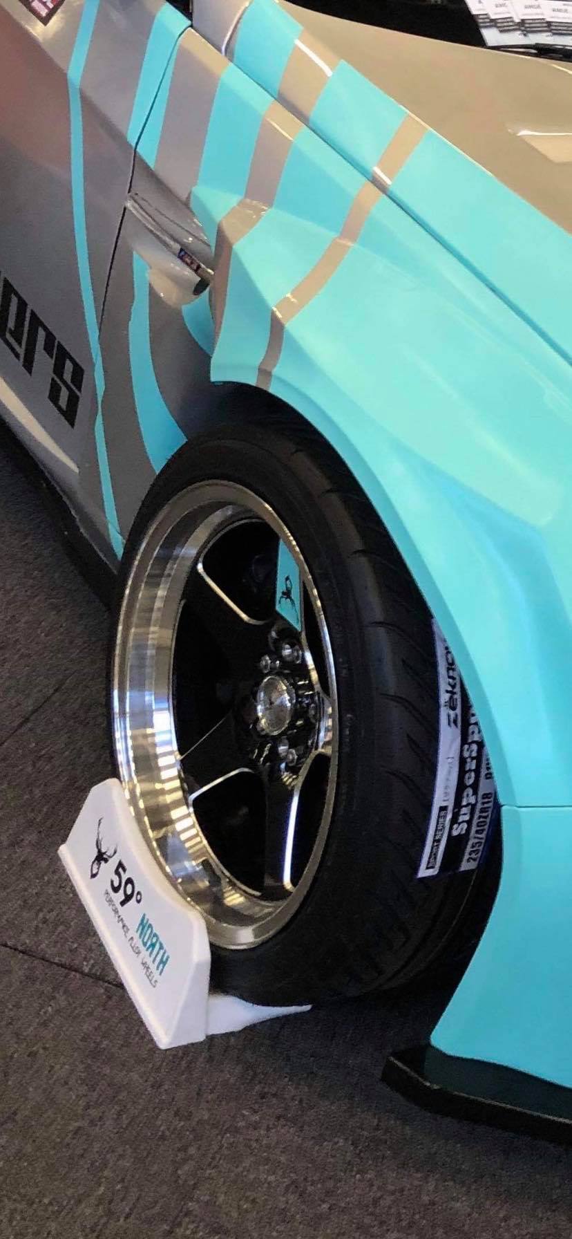 59°North Wheels D-004 spoke sticker - 2