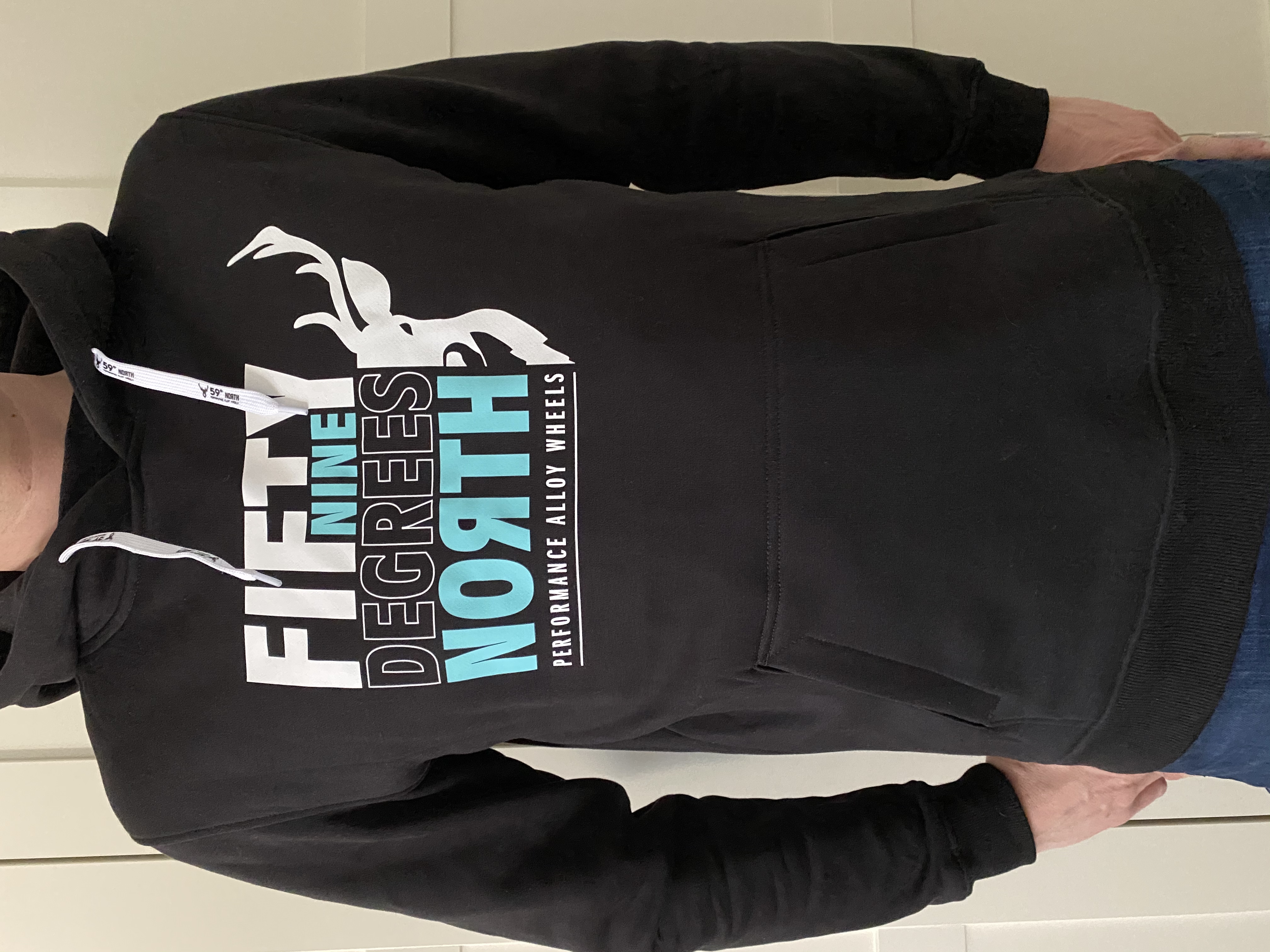 59 North Wheels Hoodie black 3