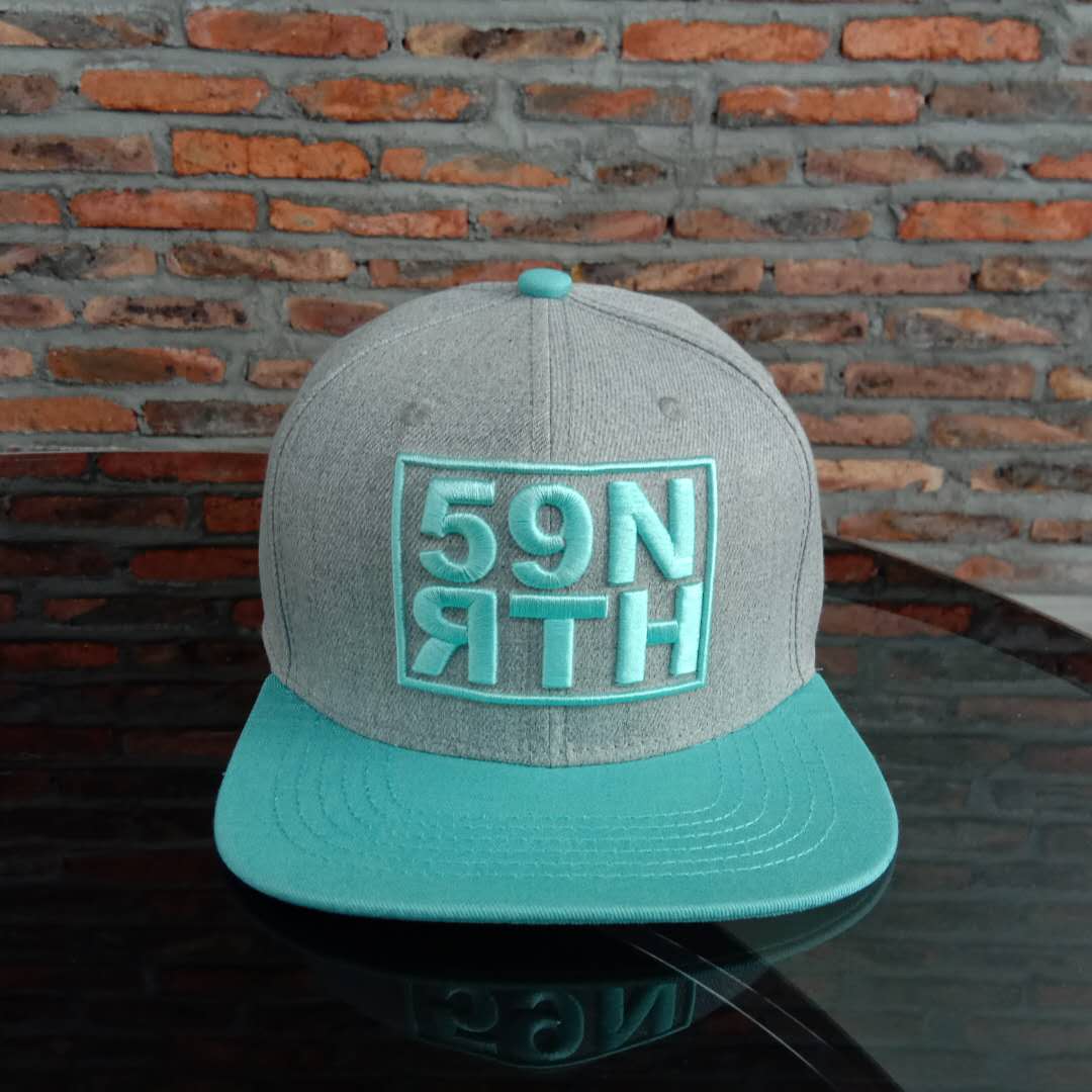 59 NRTH Snapback grå/turkos skärm - 3