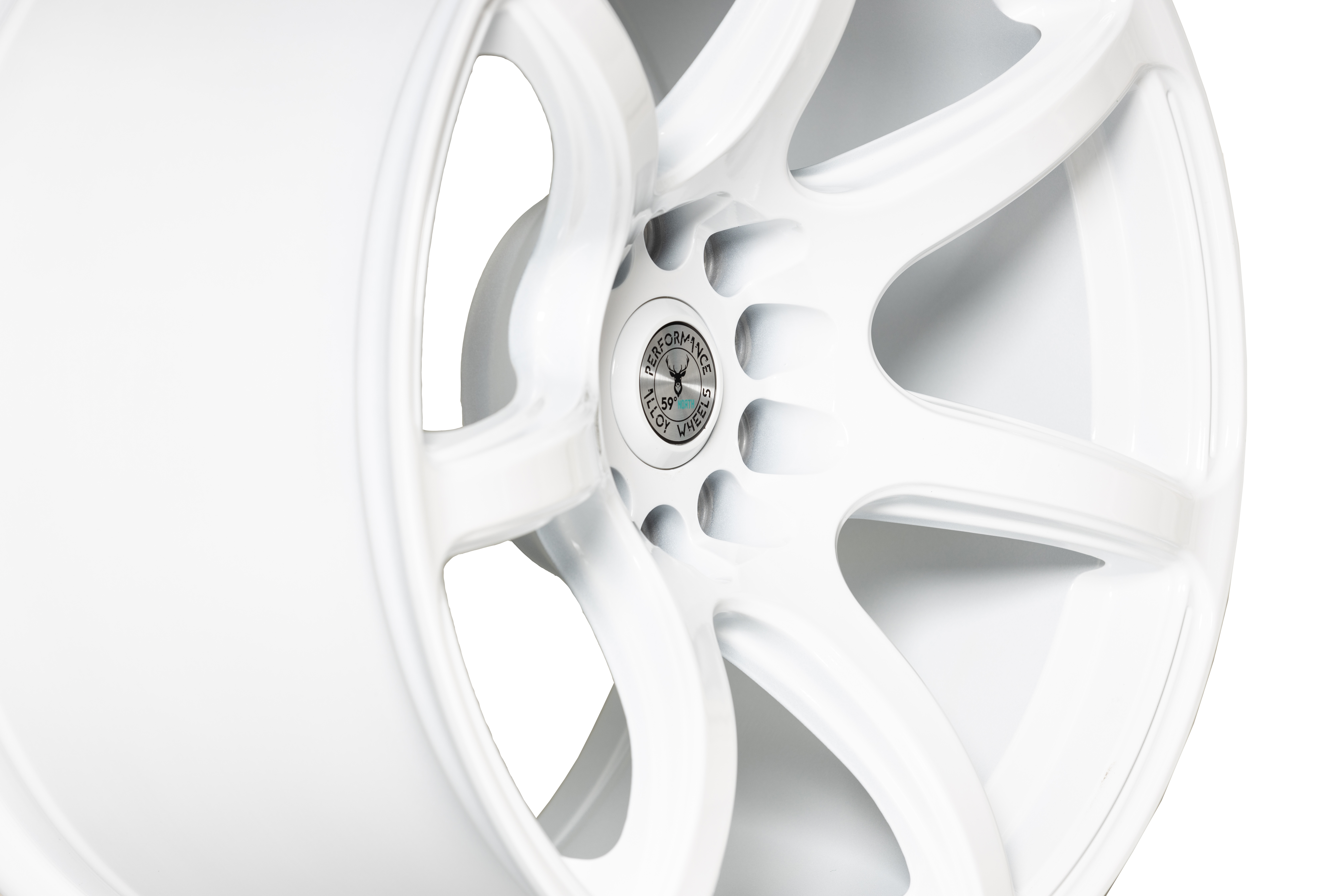 59°North Wheels D-009 10,5x18" ET15 5x114,3/5x120  full gloss white - 3