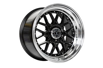 59°North Wheels D-010 10x18" ET25 5x114,3/5x120 Blanksvart/polerad kant