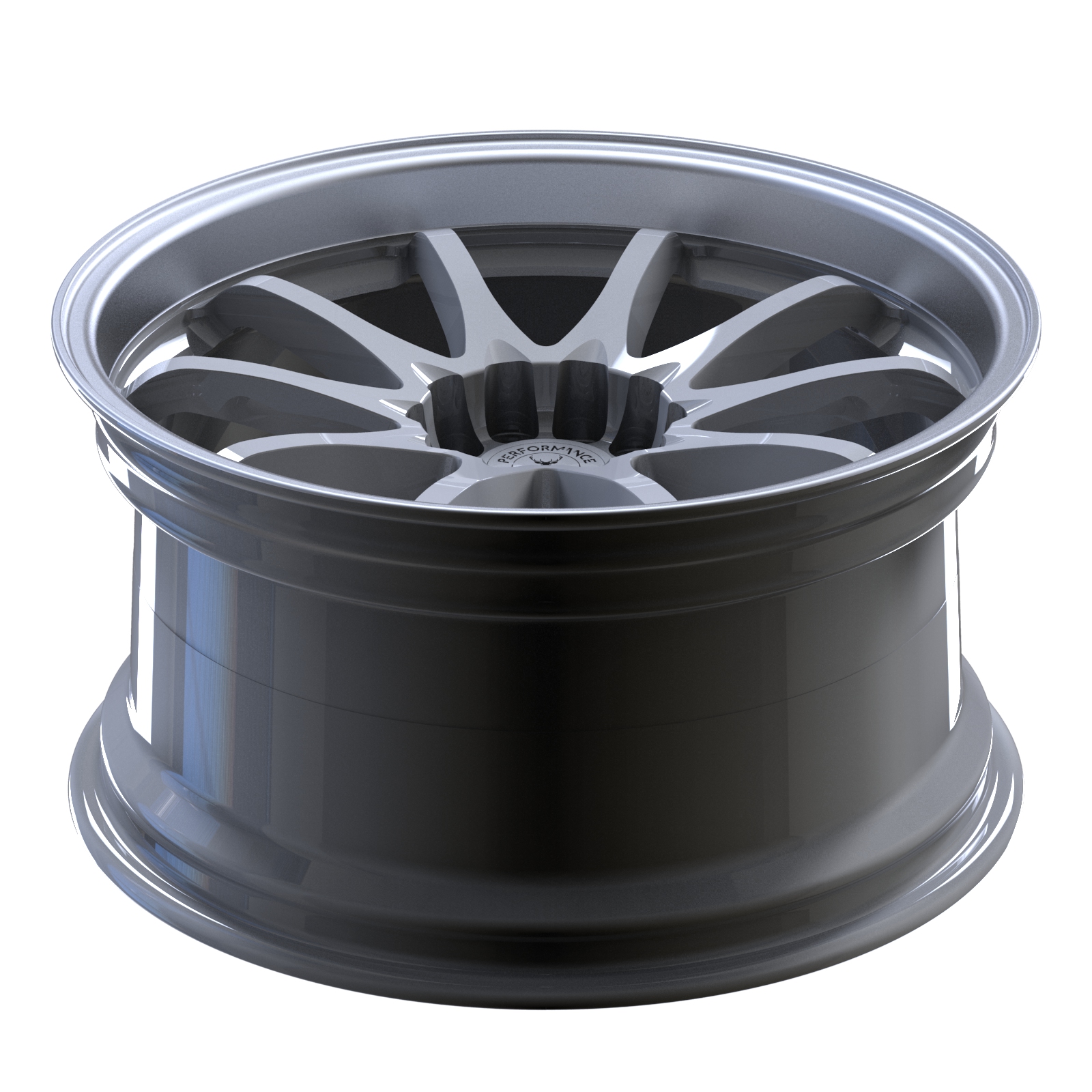 59°North Wheels D-012 10,5x18" ET15 5x114,3/5x120  Gloss white/polished lip - 5