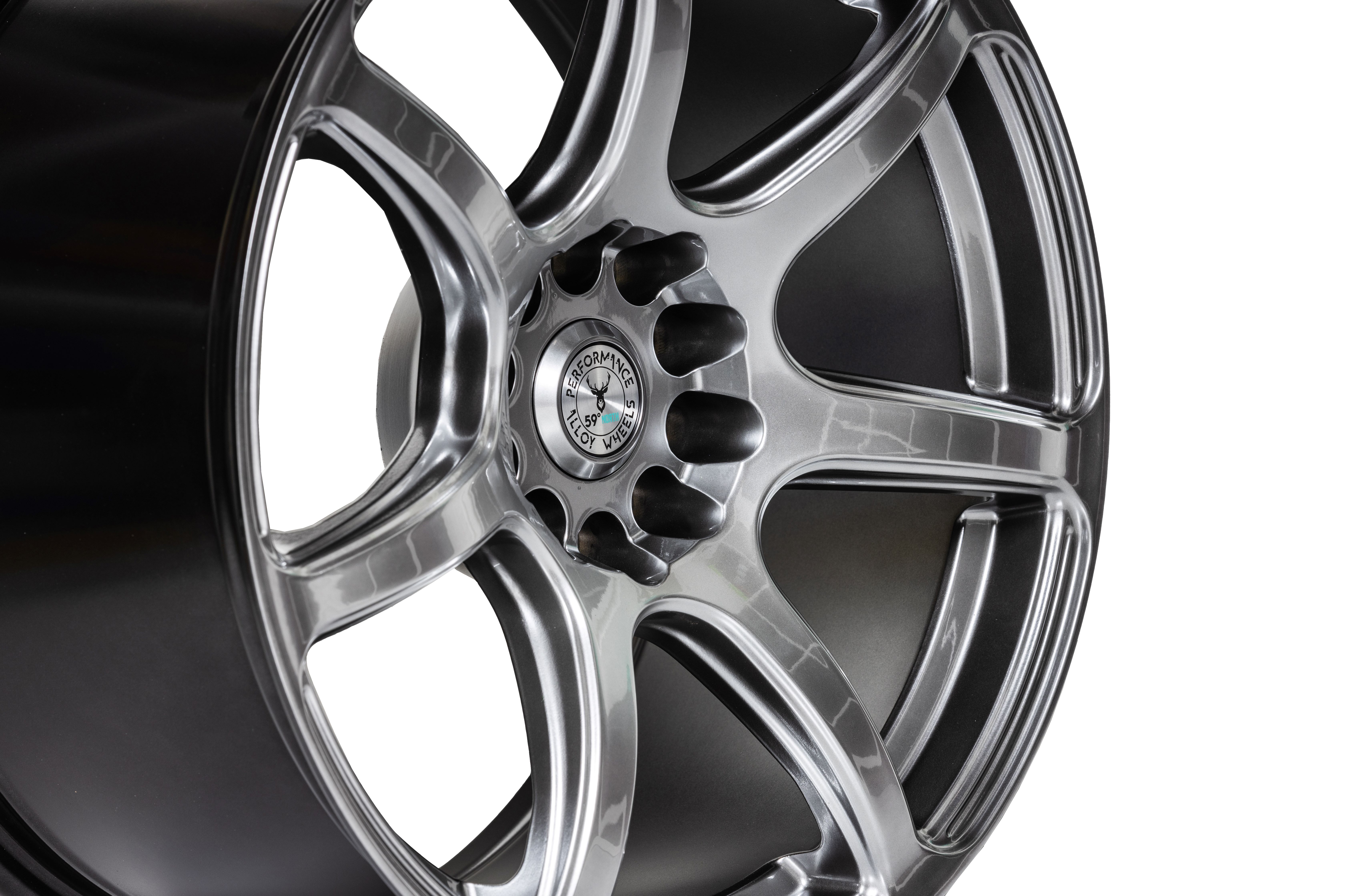 59°North Wheels D-009 9,5x18" ET22 5x100/108  Hyperblack - 3