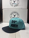 59°North snapback cap turqouise with black brim