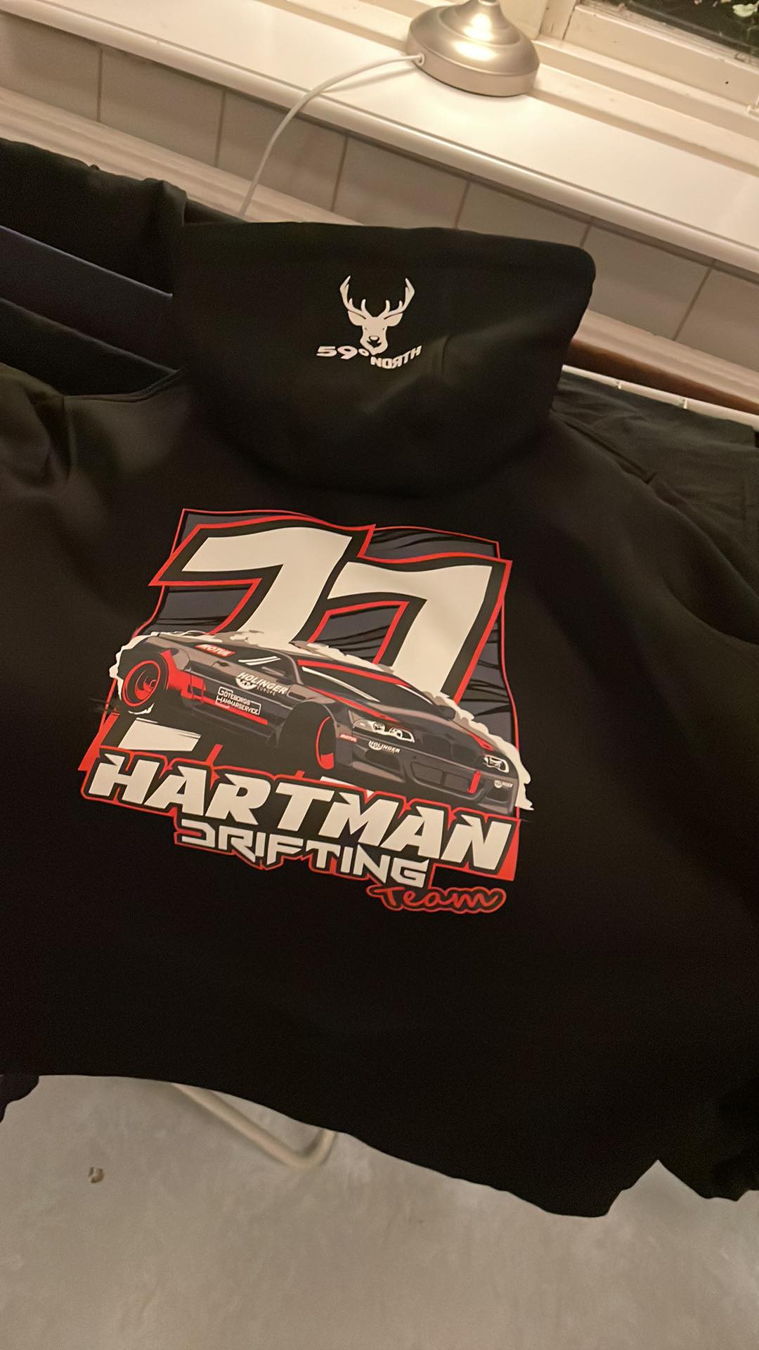 Hartman Drifting Team Hoodie svart - 2