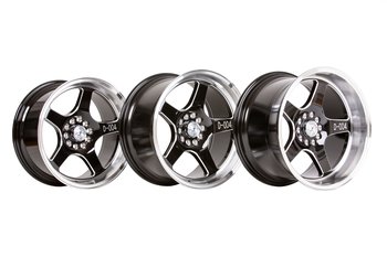 59°North Wheels D-004 8,5x17" ET10 5x114,3/5x120 Black/champer/polished lip