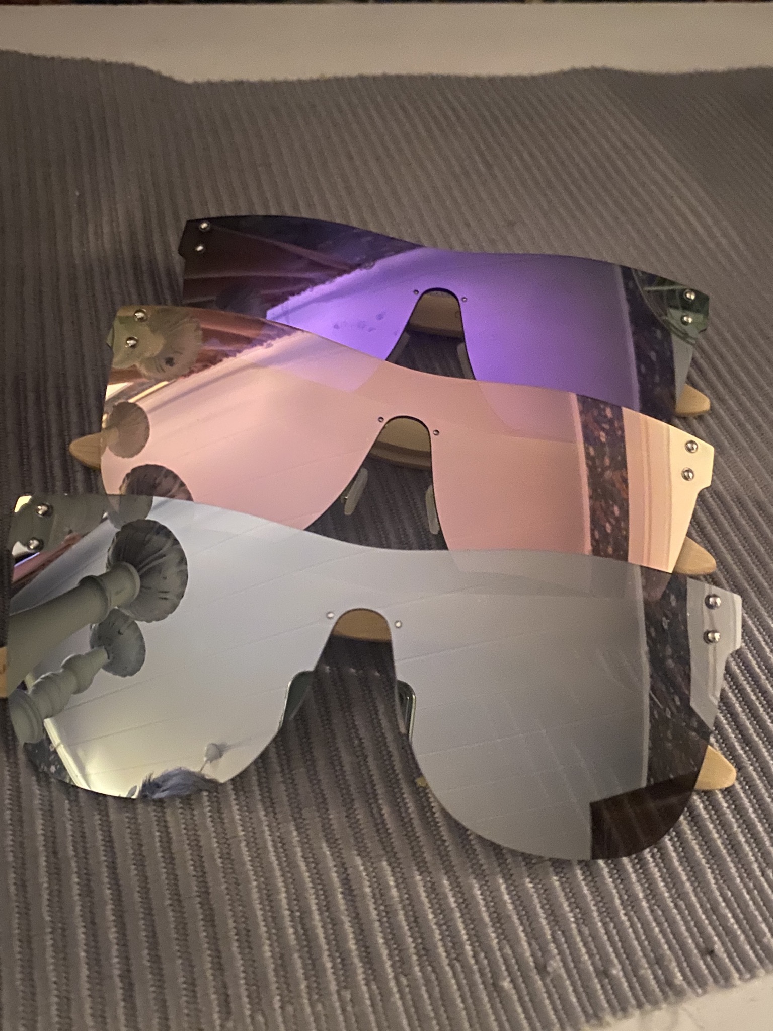59°North Wheels frameless solglasögon krom (spegelglas) - 4