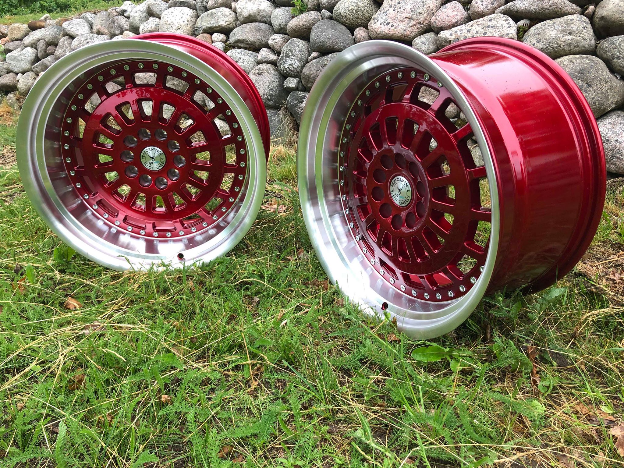 59°North Wheels D-007 9,5x19" ET25 5x114,3/5x120 Candyred/polished - 5