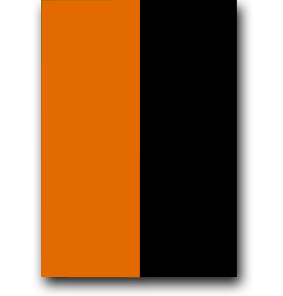 Orange/Svart