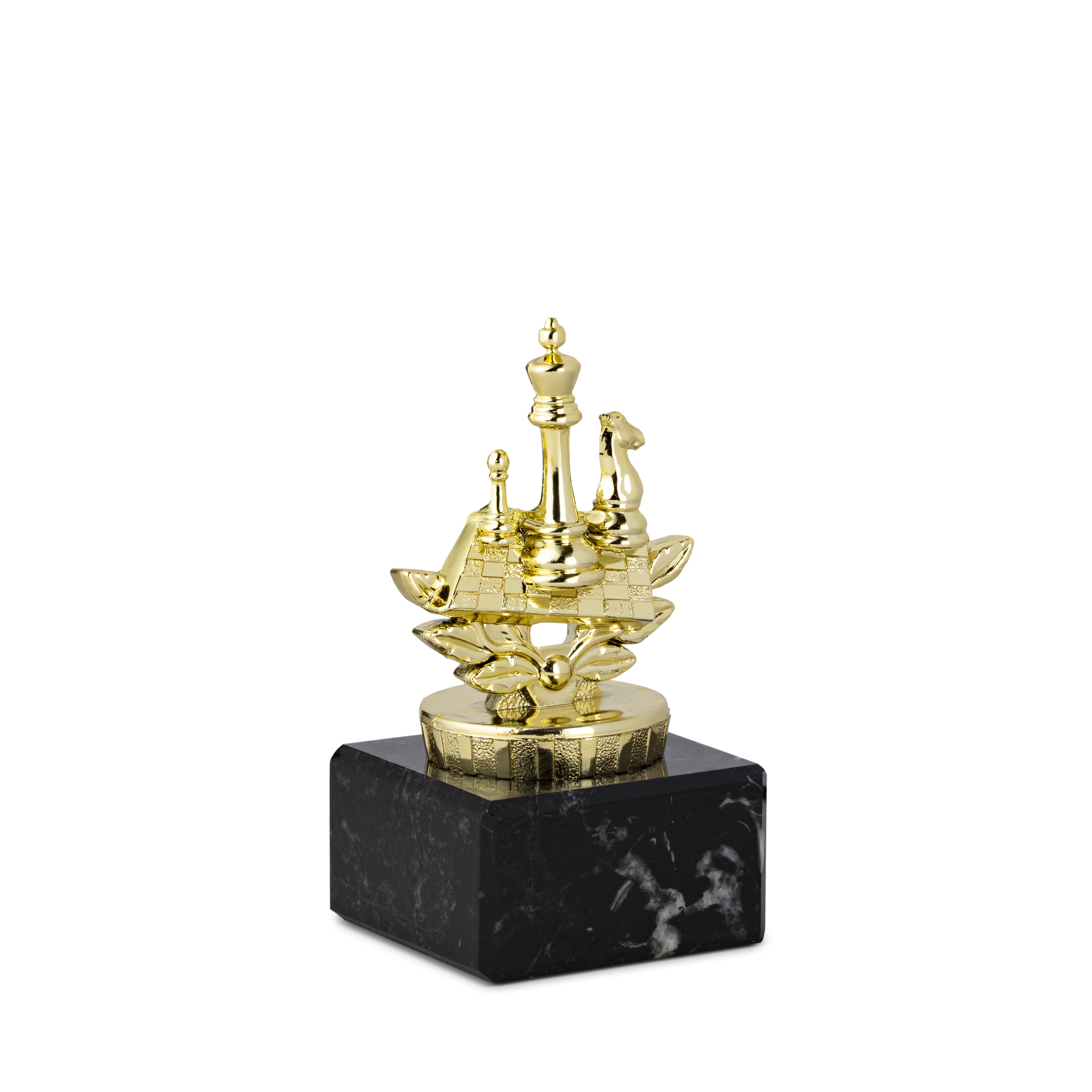 Schackstatyett guld