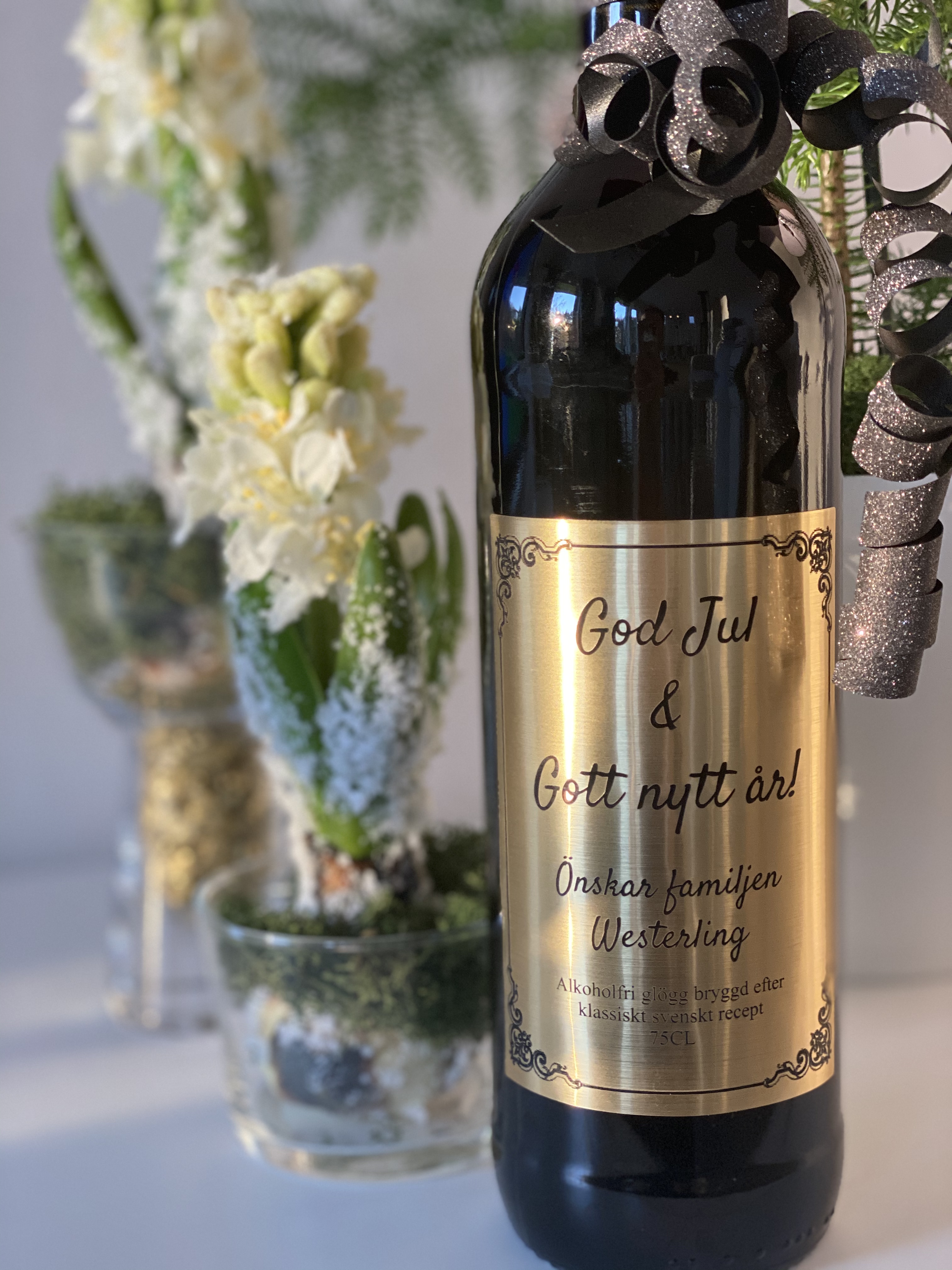 Alkoholfri glögg med personlig ettikett - 2