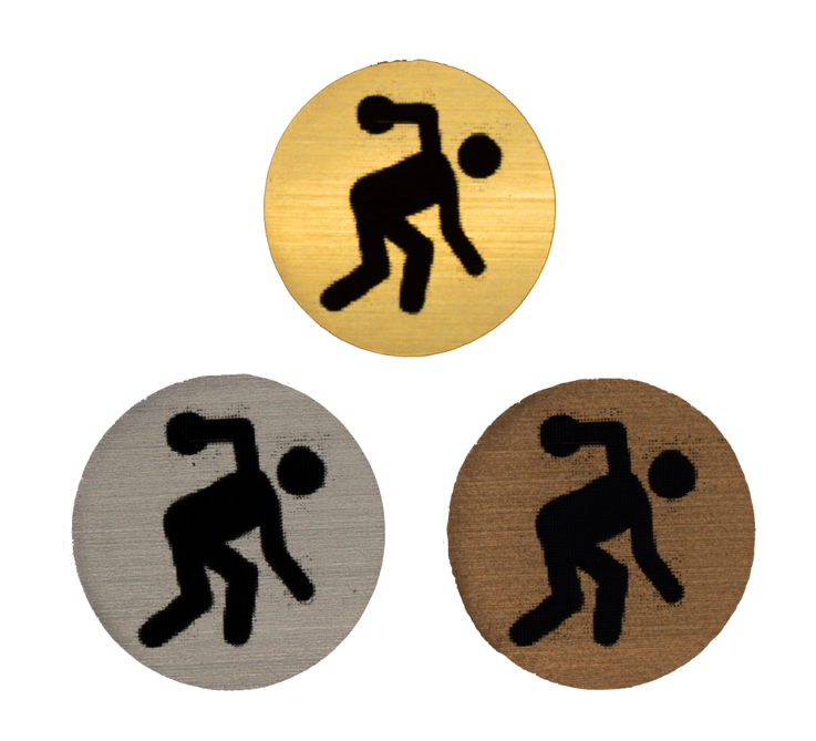 Bowling- spelare idrottsmotiv