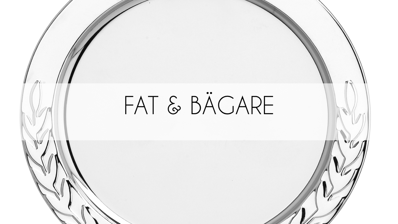 Fat och bägare