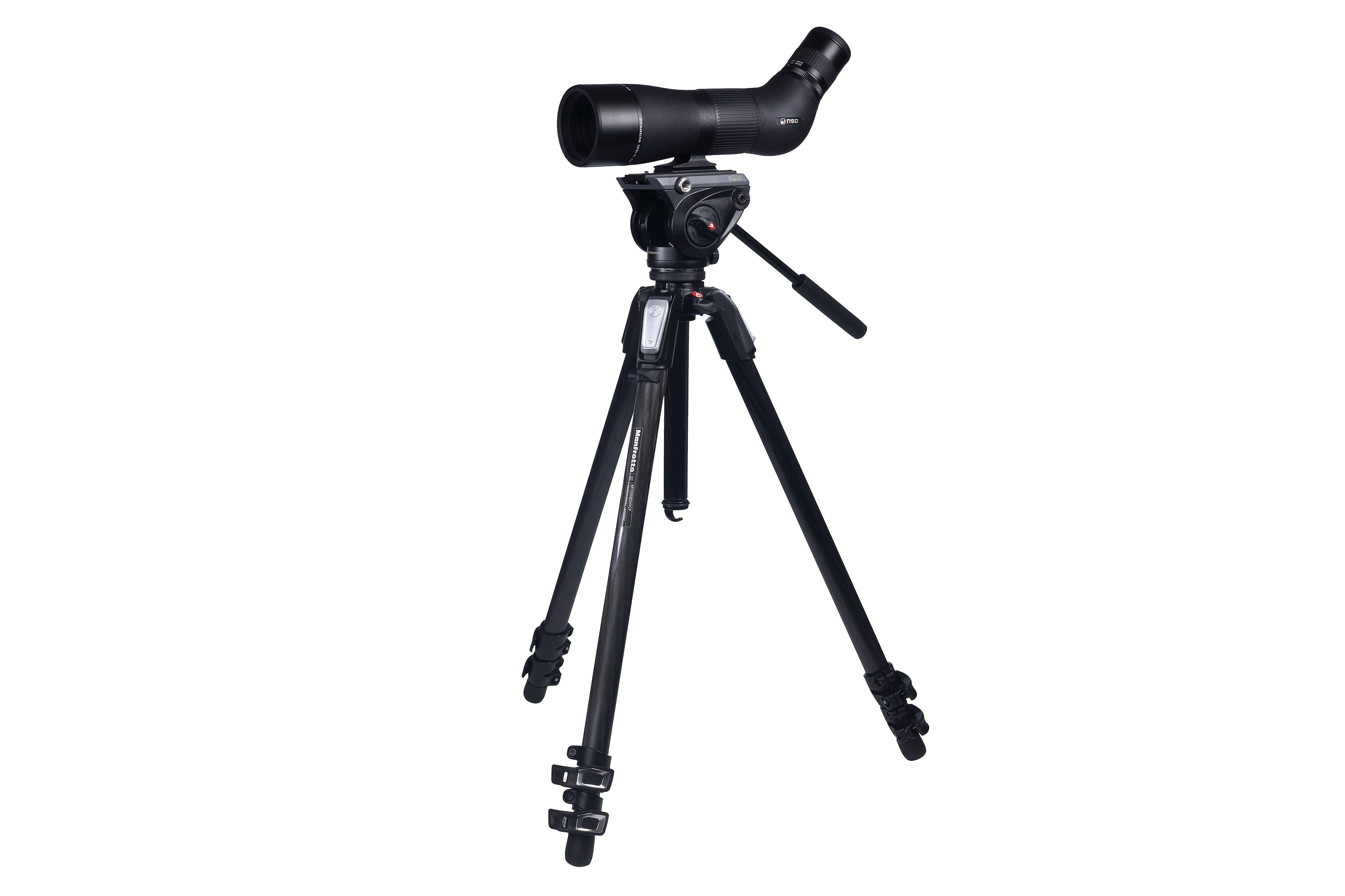 NSO Ekbacken 16-48x65 APO + Manfrotto MVH500 kolfiber