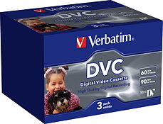 Verbatim DVC Mini-DV film 3-pack