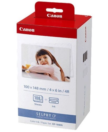 Canon Selphy  Ink/PaperSet KP-108