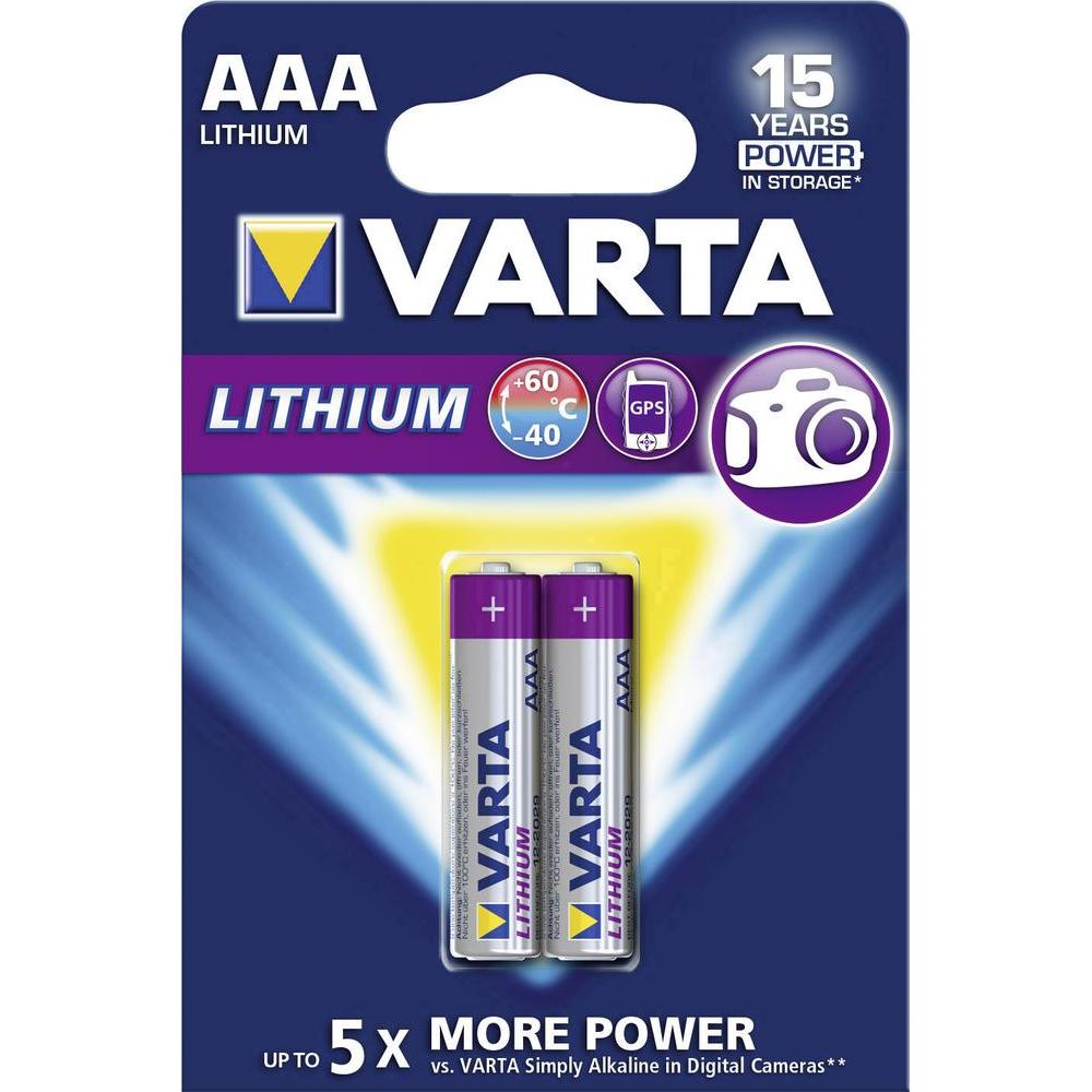 Varta Lithium AAA 2-pack