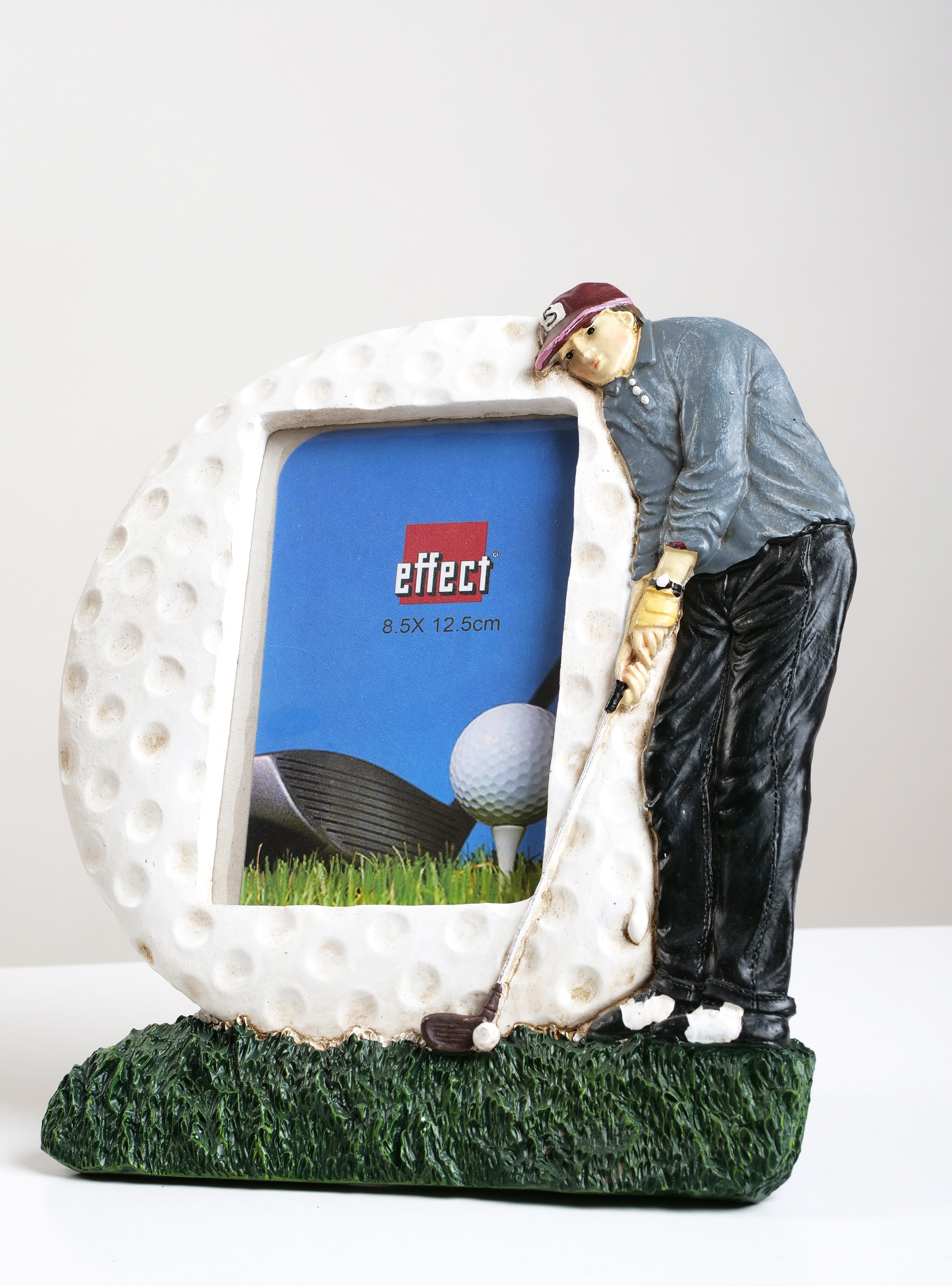 Effect Fun Frame Golf Player Plastic Portrait 9x13