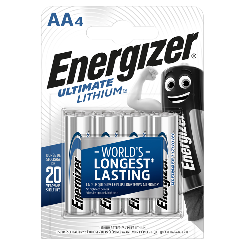 Energizer  Ultimate Lithium AA 4 pack