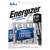 Energizer  Ultimate Lithium AA 4 pack