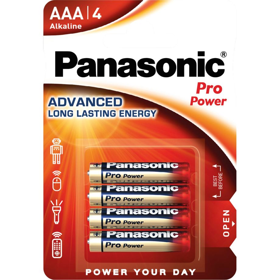 Panasonic AAA Pro power 4-pack