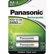 Panasonic AA 2-Pack Rechargeble 2450mAh