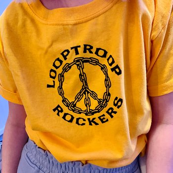 Looptroop Rockers - Peace Kids Tee (Yellow)