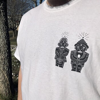 OP & Bjarne B Space Men Tee