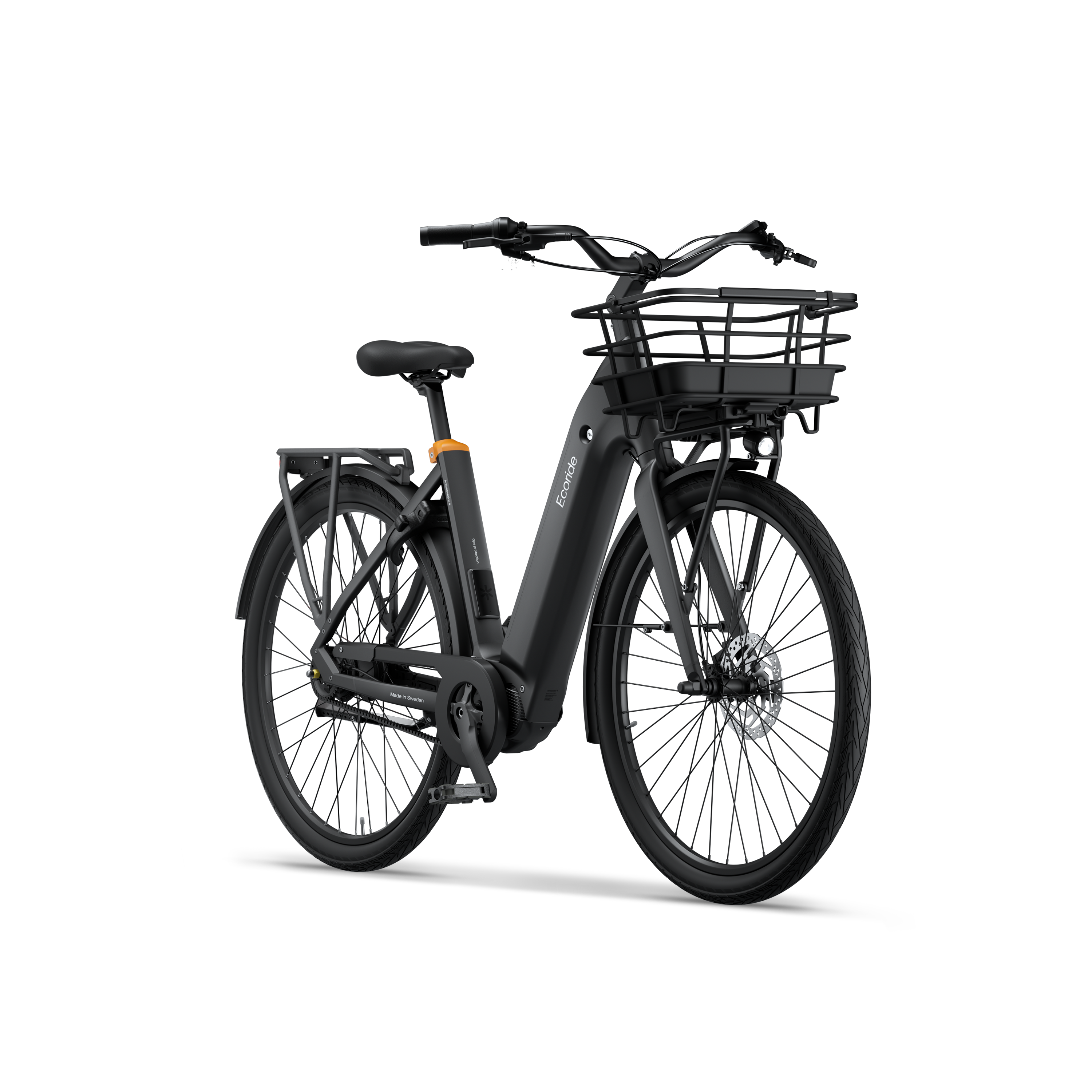  Ecoride  Ambassador 4 Mittmotor Belt Drive, Svart - 2