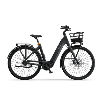  Ecoride  Ambassador 4 Mittmotor Belt Drive, Svart