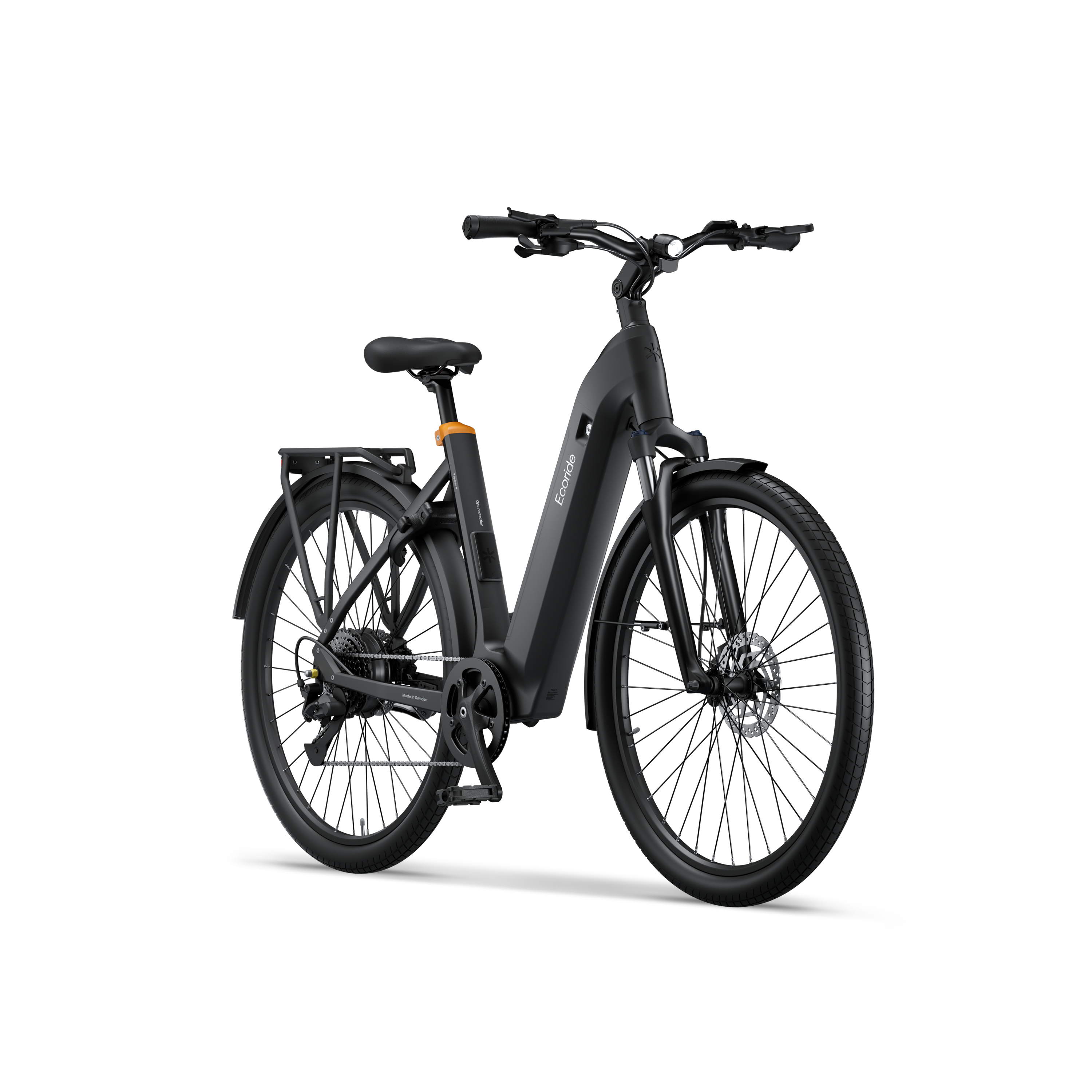  Ecoride Tripper 4 Mittmotor, Svart