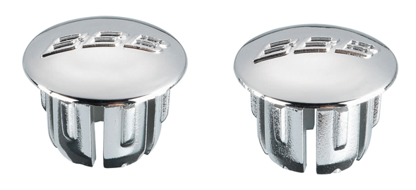 BBB Styrändplugg racer chrome pinpack par